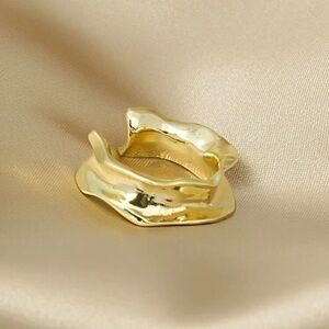 Golden Cuff Ring Adjustable